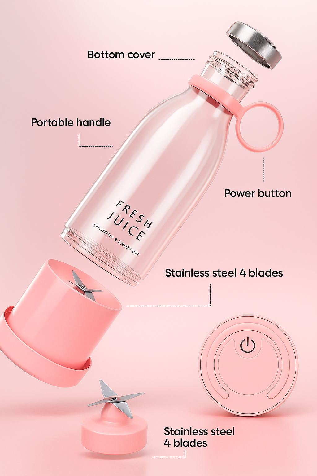 Portable Mini Fast Blender